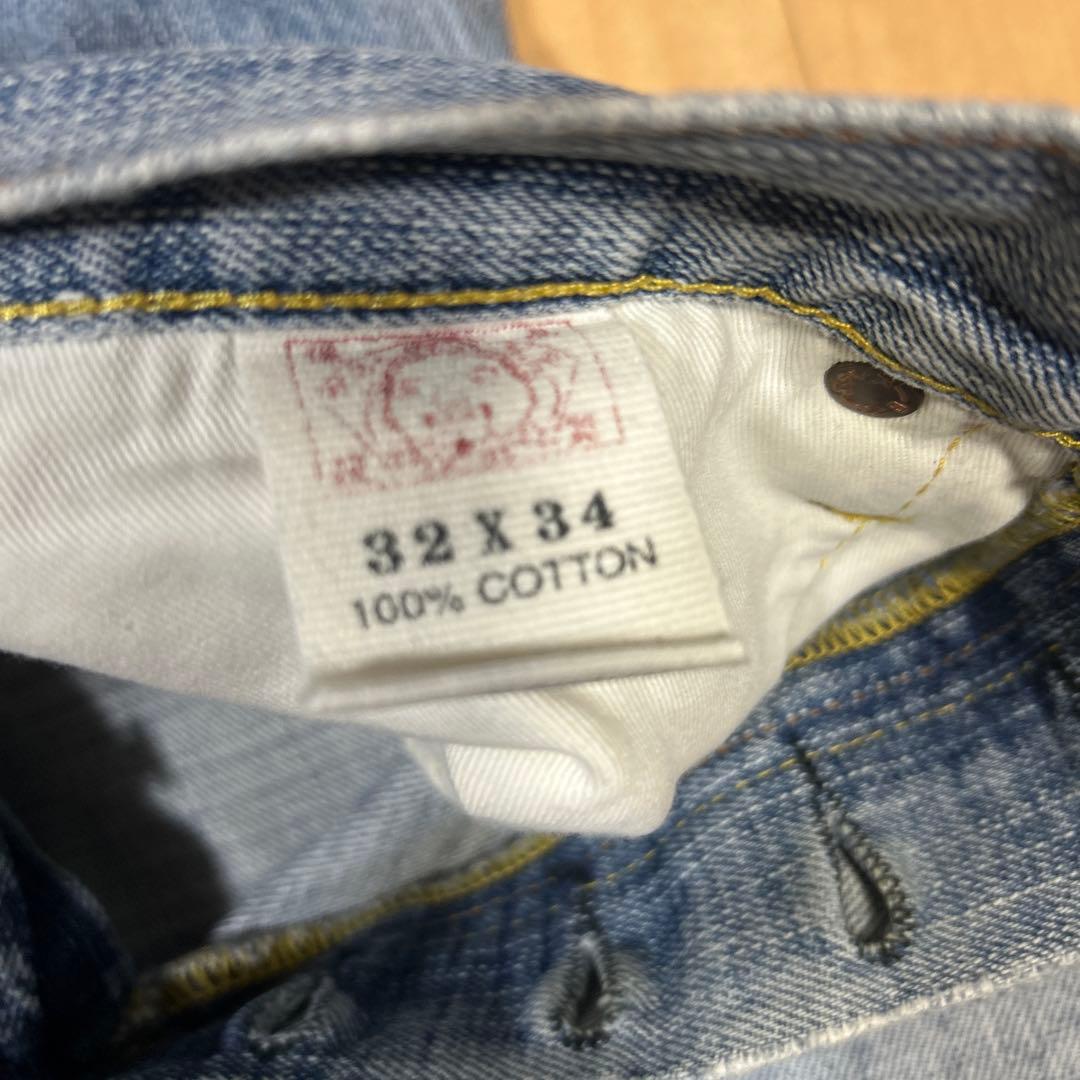 EVISU エビス　ダメージジーンズ 32X34