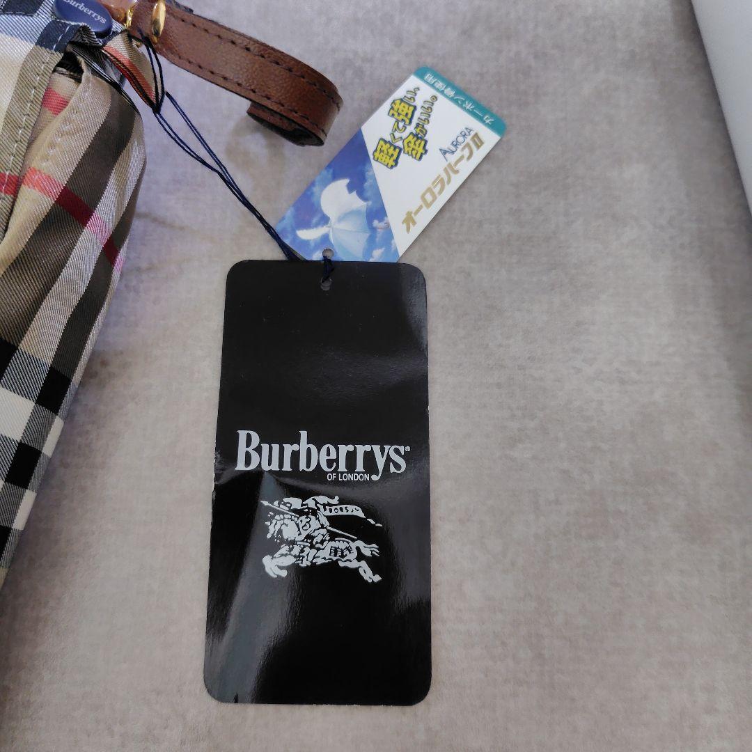 バーバリー　折り畳み傘　レトロ　Burberrys OF LONDON