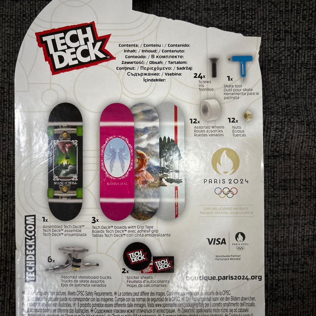 【新品・未使用】TECH DECK フィンガーボードPARIS 2024