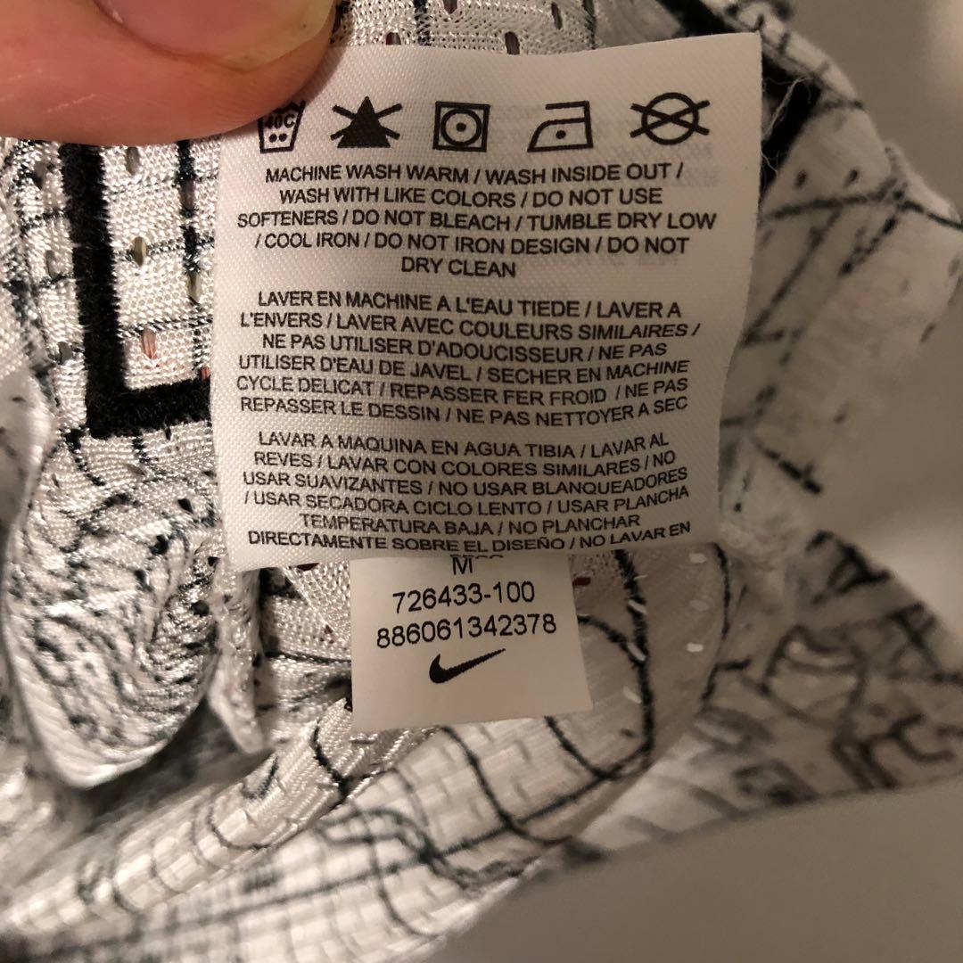 NIKE AIR ASGRETRO JERSEY M ポリエステル　WHT 総柄