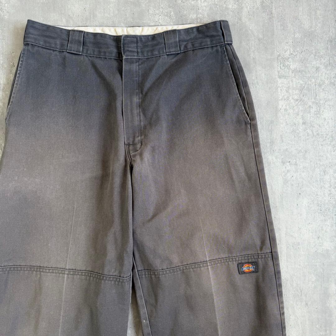 90's Dickies ディッキーズ ダブルニー ワークパンツ グッドフェード