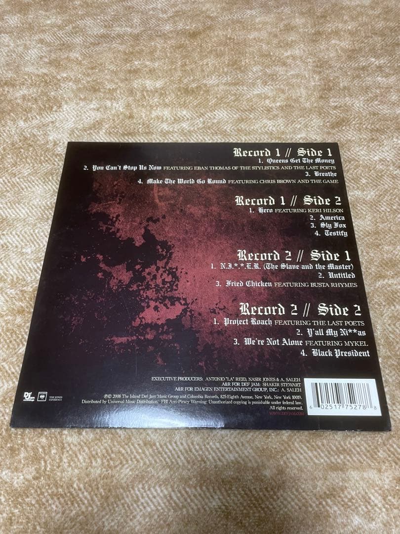 Nas Untitled レコード　12インチ　ヒップホップ