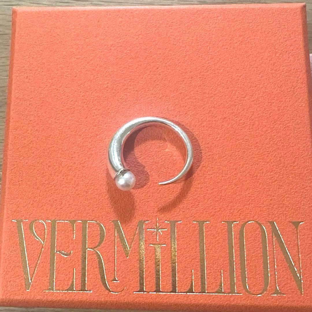 VERMILLION ウラヌス　リング　シルバー925 あこやパール 13号