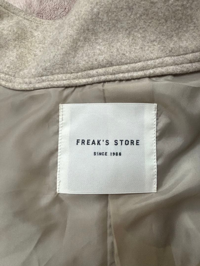 FREAK'S STORE コート ウーリー ケープ スリーブ ショートコート