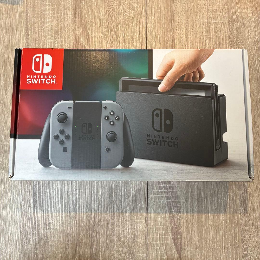 【画面美品】Nintendo Switch グレー 本体セット（未対策機）