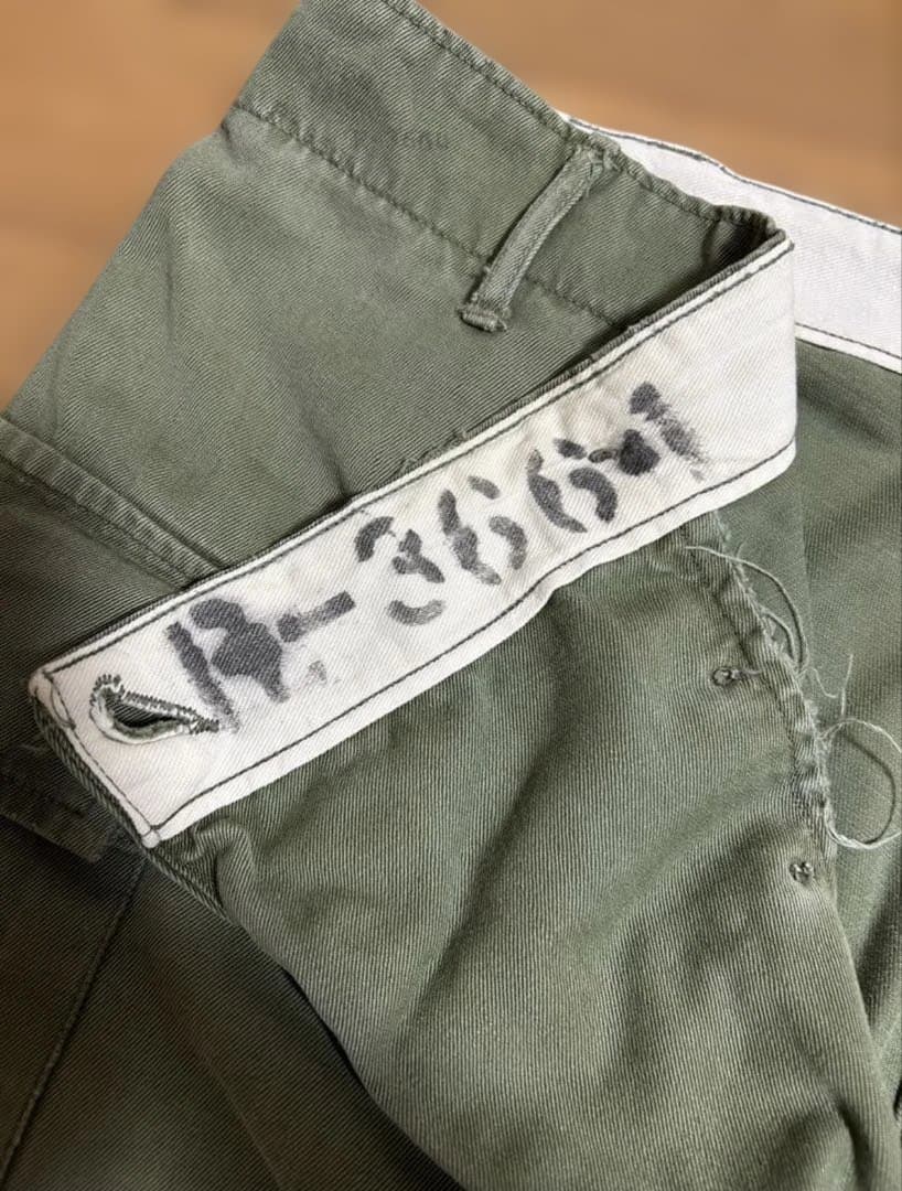 40s US ARMY M-43 M43 コットンツイルパンツ