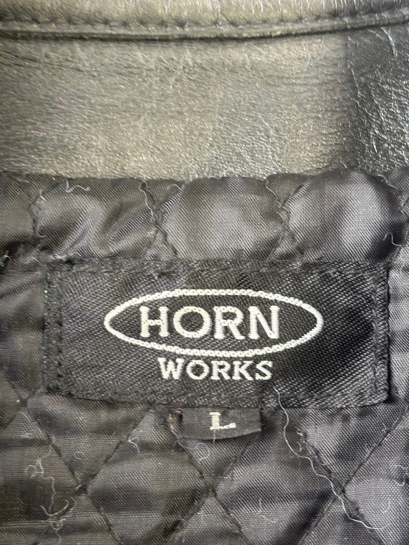 本革 レザージャケット Horn Works
