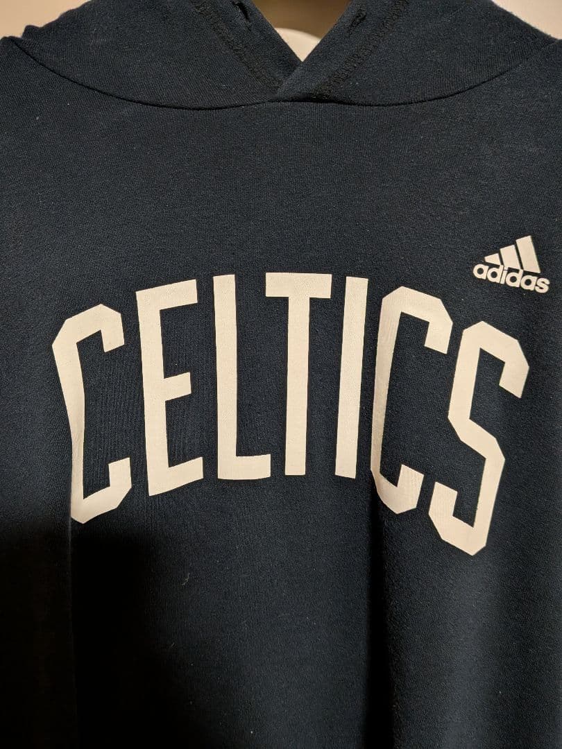 【超希少ネイビー】NBA ボストンセルティックス アディダス フーディー 2XL