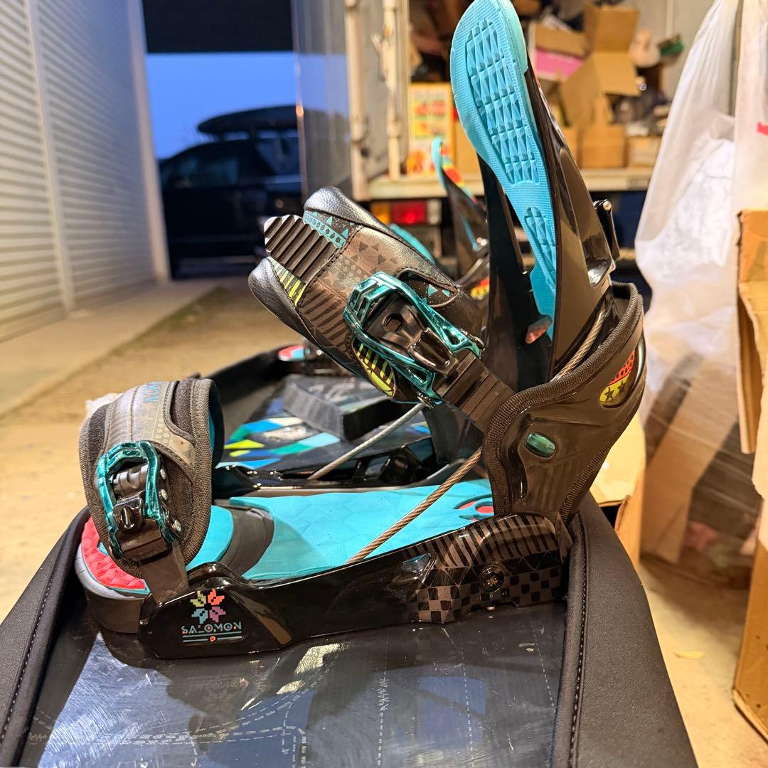 SALOMON ブーツ　スノーボード 156cm バインディングとカバー付き