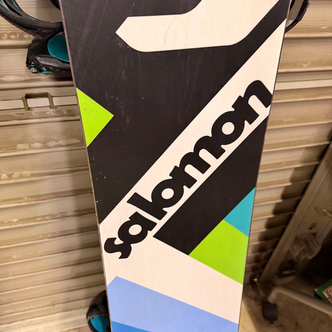 SALOMON ブーツ　スノーボード 156cm バインディングとカバー付き