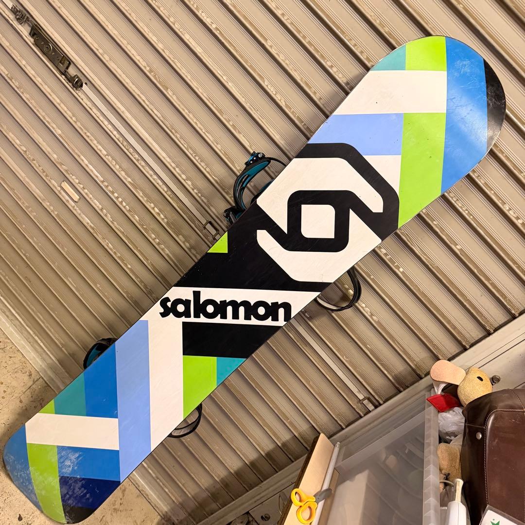 SALOMON ブーツ　スノーボード 156cm バインディングとカバー付き