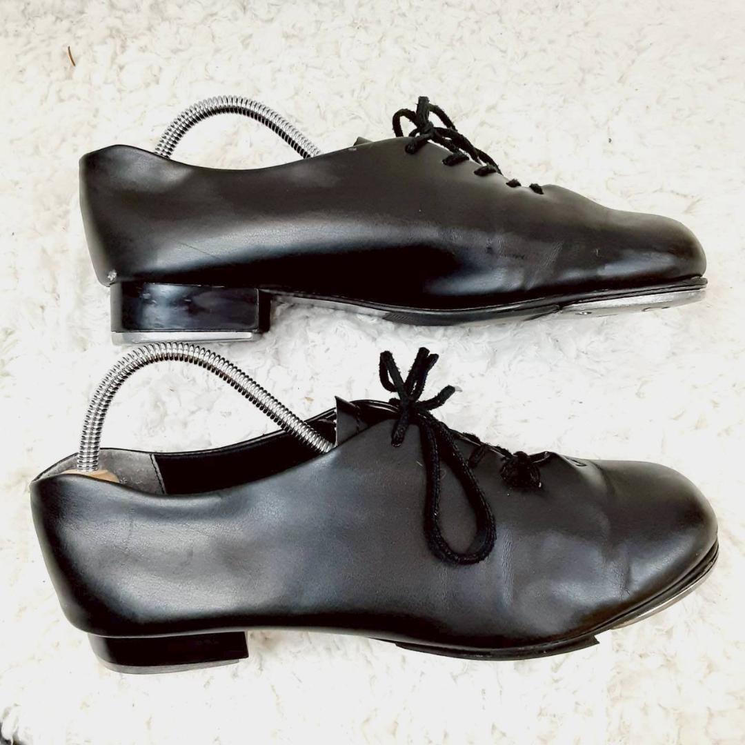美品 23.5㎝◎CAPEZIO カペジオ タップシューズ ブラック 黒
