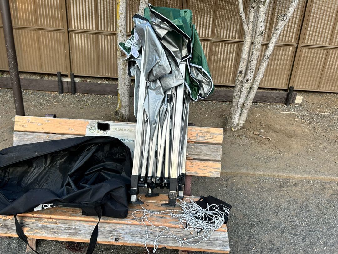 FIELDDOORタープ2.5m✖️2.5m サイドシート2枚つきUVカット耐水