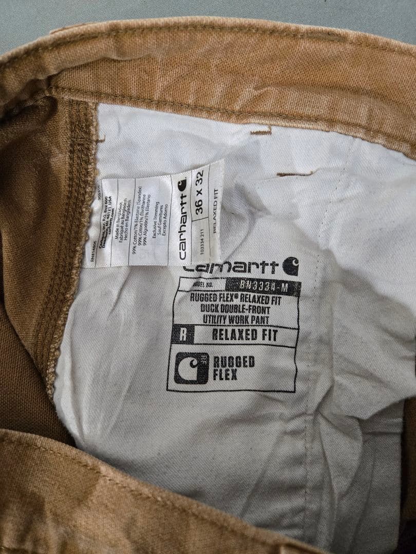Carhartt カーハート ダブルニー RELAXED W36L32 キャメル