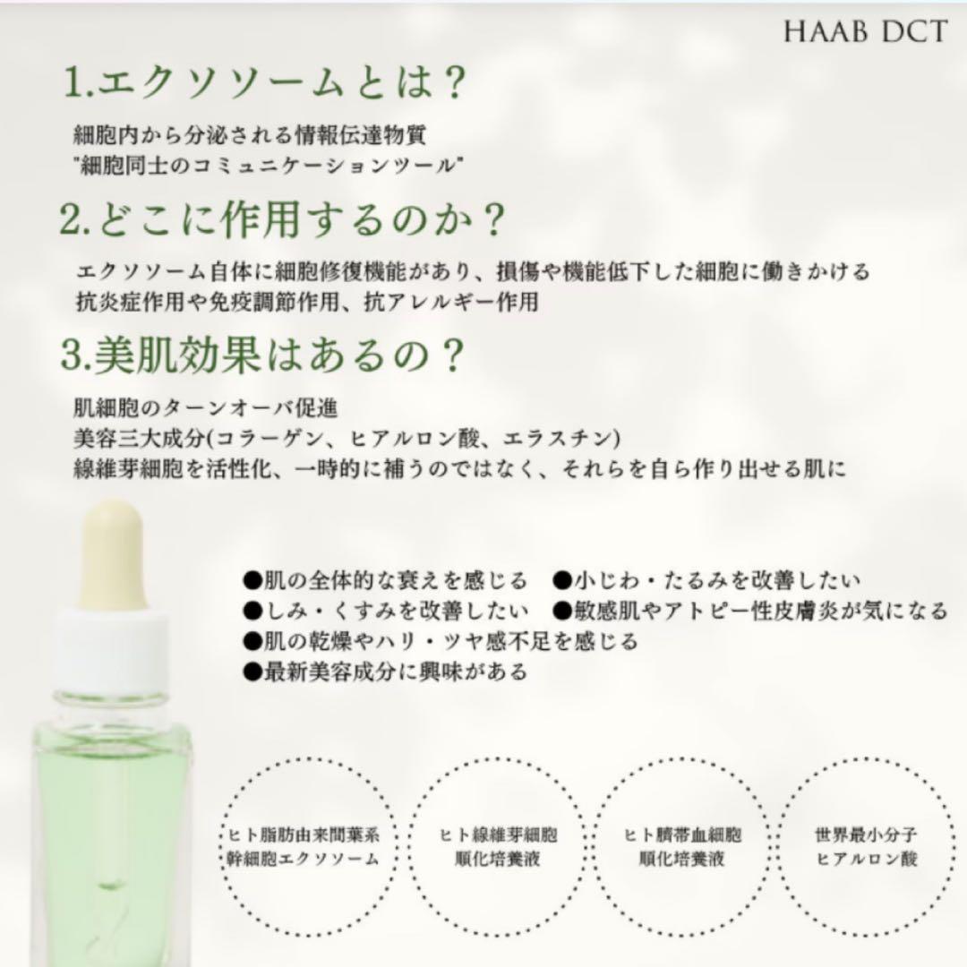 【新品】HAAB　プレミアムエクソソームセラム　エクソソーム美容液　田中みな実