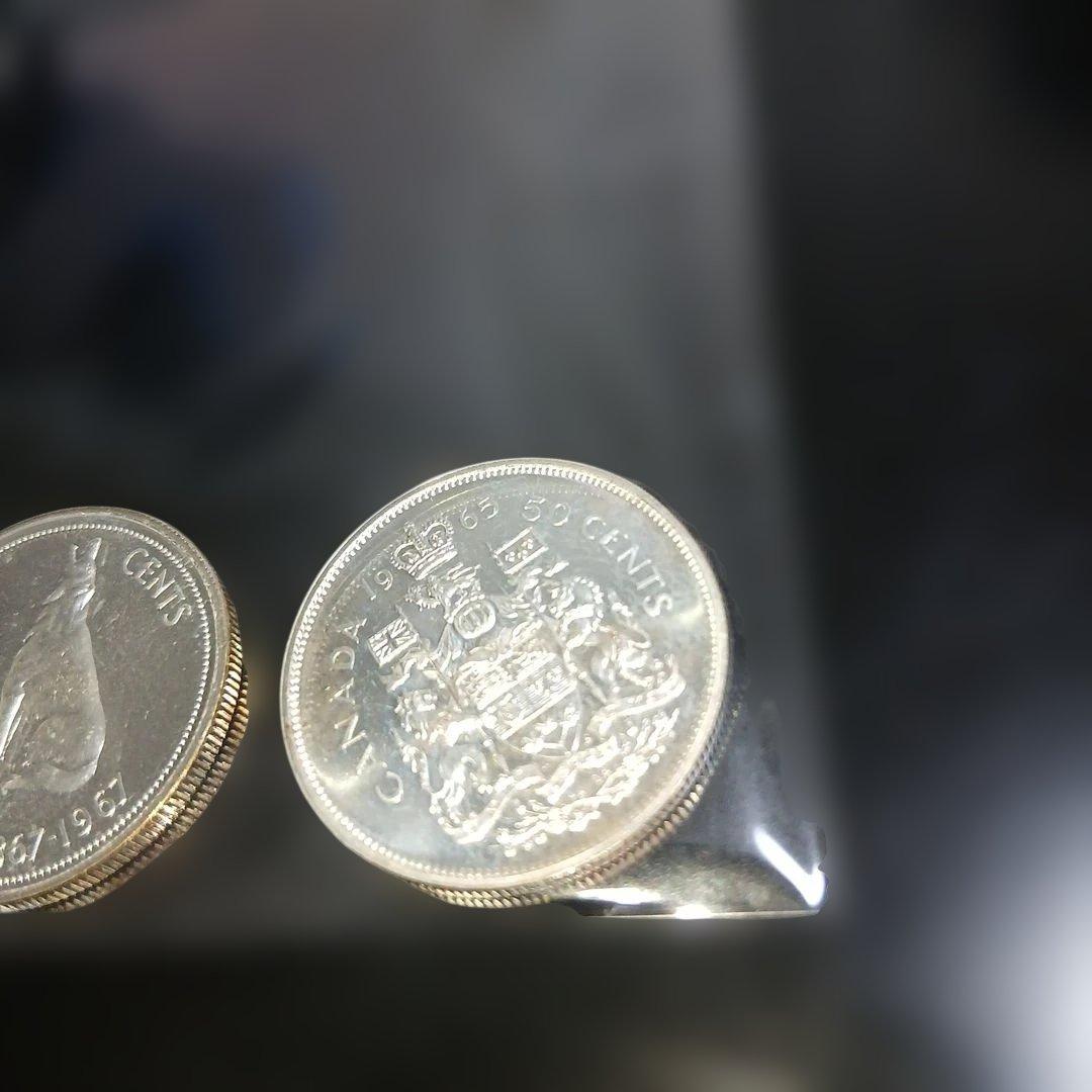 カナダプルーフ銀貨ヤングエリザベス×2枚セット
