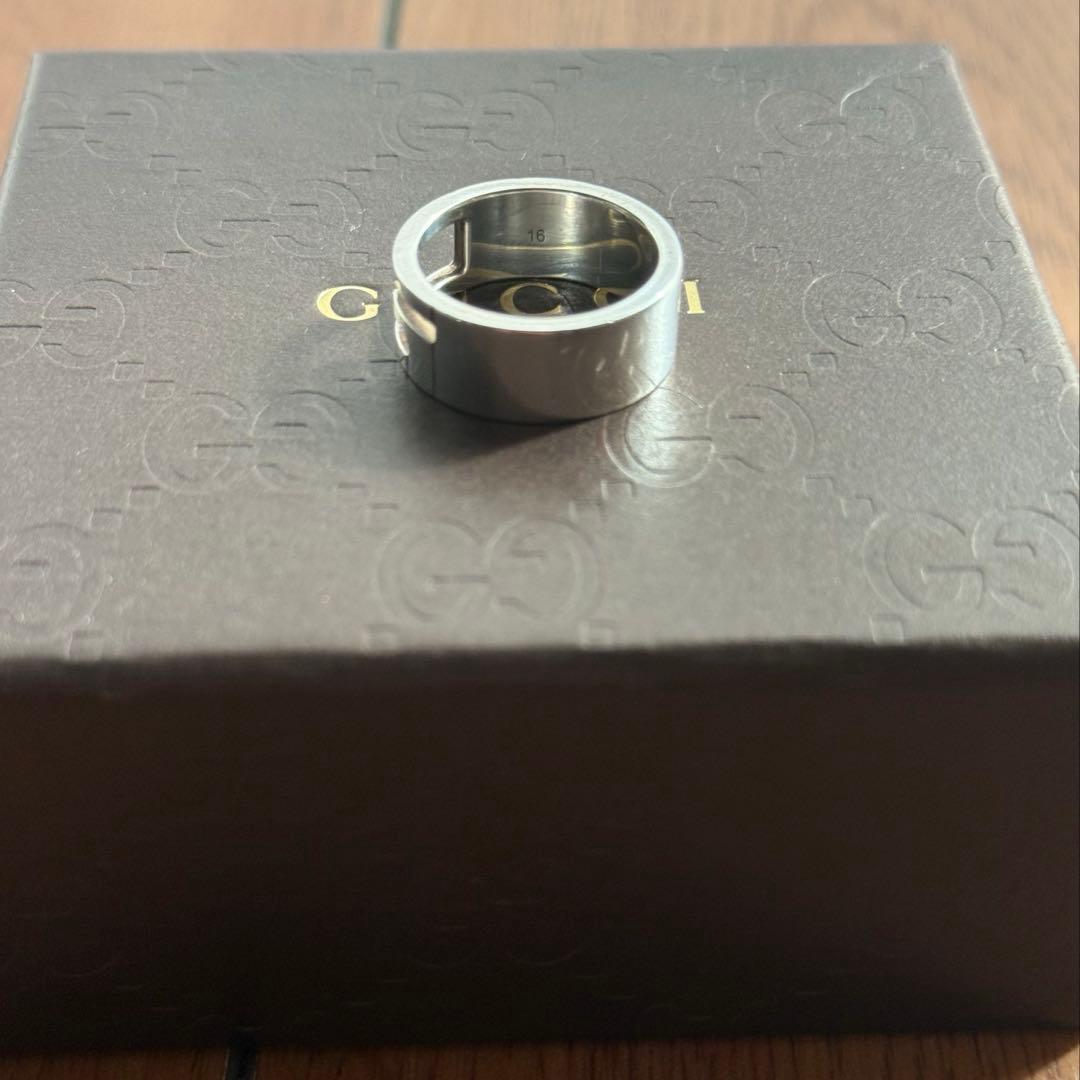 グッチ GUCCI ブランデッド G シルバー SV925 リング 16号