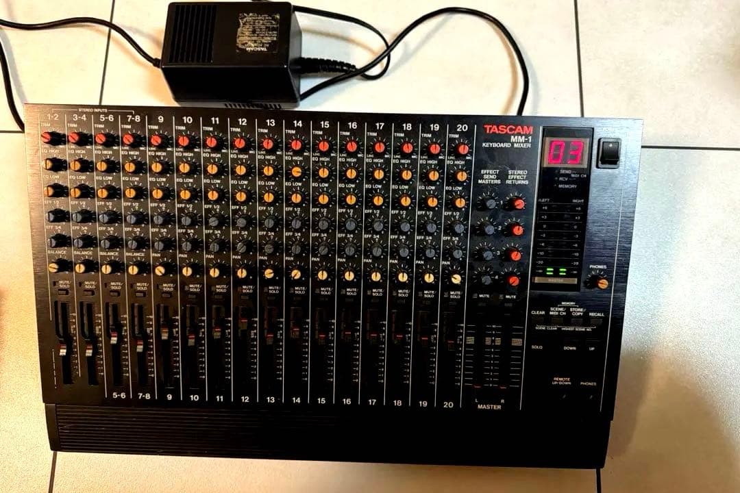 【名機】TASCAM MM-1 キーボードミキサー