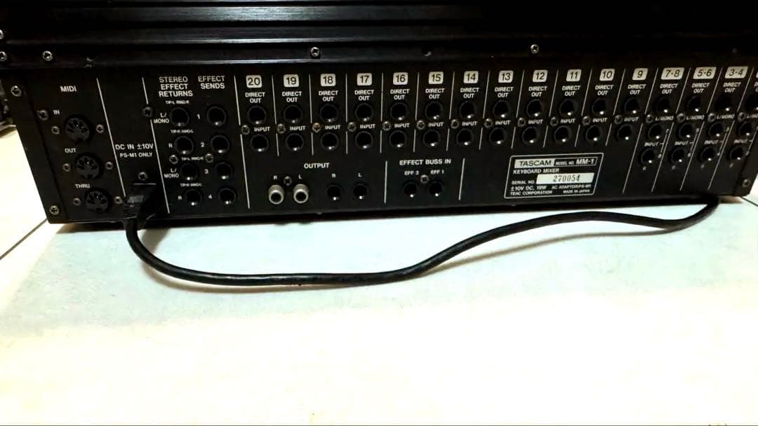 【名機】TASCAM MM-1 キーボードミキサー