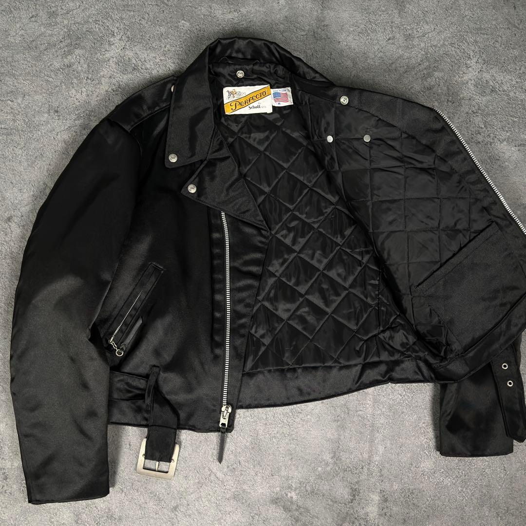 Schott NYC. 80s ビンテージ ナイロン ライダース ジャケット