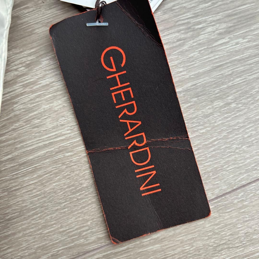 新品未使用　GHERARDINI 折りたたみ傘 晴雨兼用 ベージュ✖️オレンジ