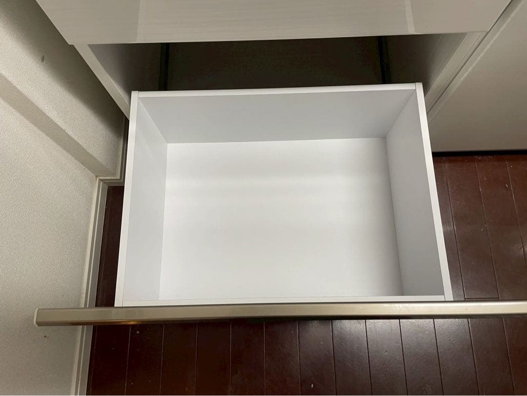 【美品】食器棚　キッチンボード　パントリー収納　ホワイト　カップボード　マナベ