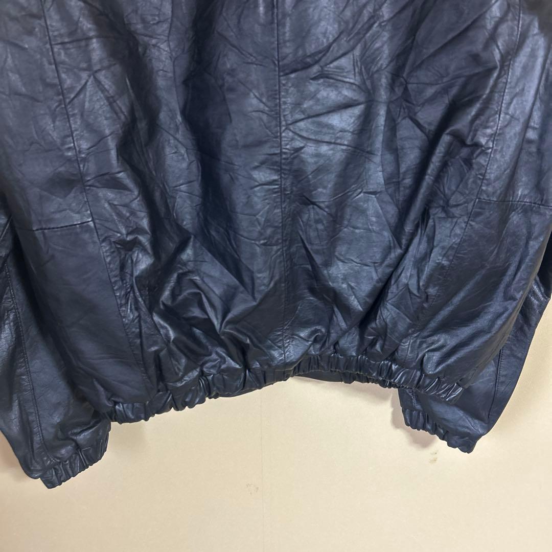 ジャケット・アウター anytee Vintage Leather_Zip-up Jacket