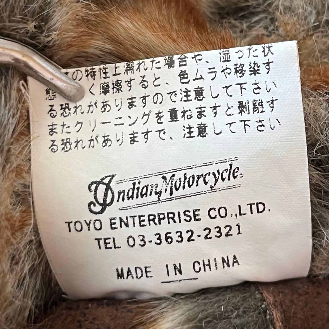 INDIAN MOTORCYCLE 4B フェイクムートンコート 40 Lサイズ
