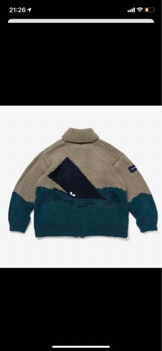 ジャケット・アウター descendant 22aw SPYHOP COWICHAN SWEATER