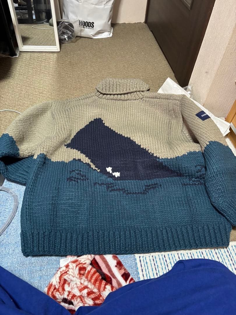 ジャケット・アウター descendant 22aw SPYHOP COWICHAN SWEATER