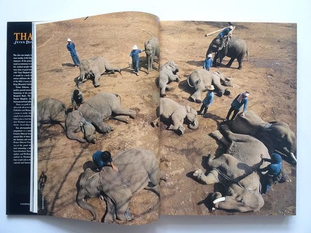 洋書◆タイ写真集 本 王国の7日間 風景 景色 文化
