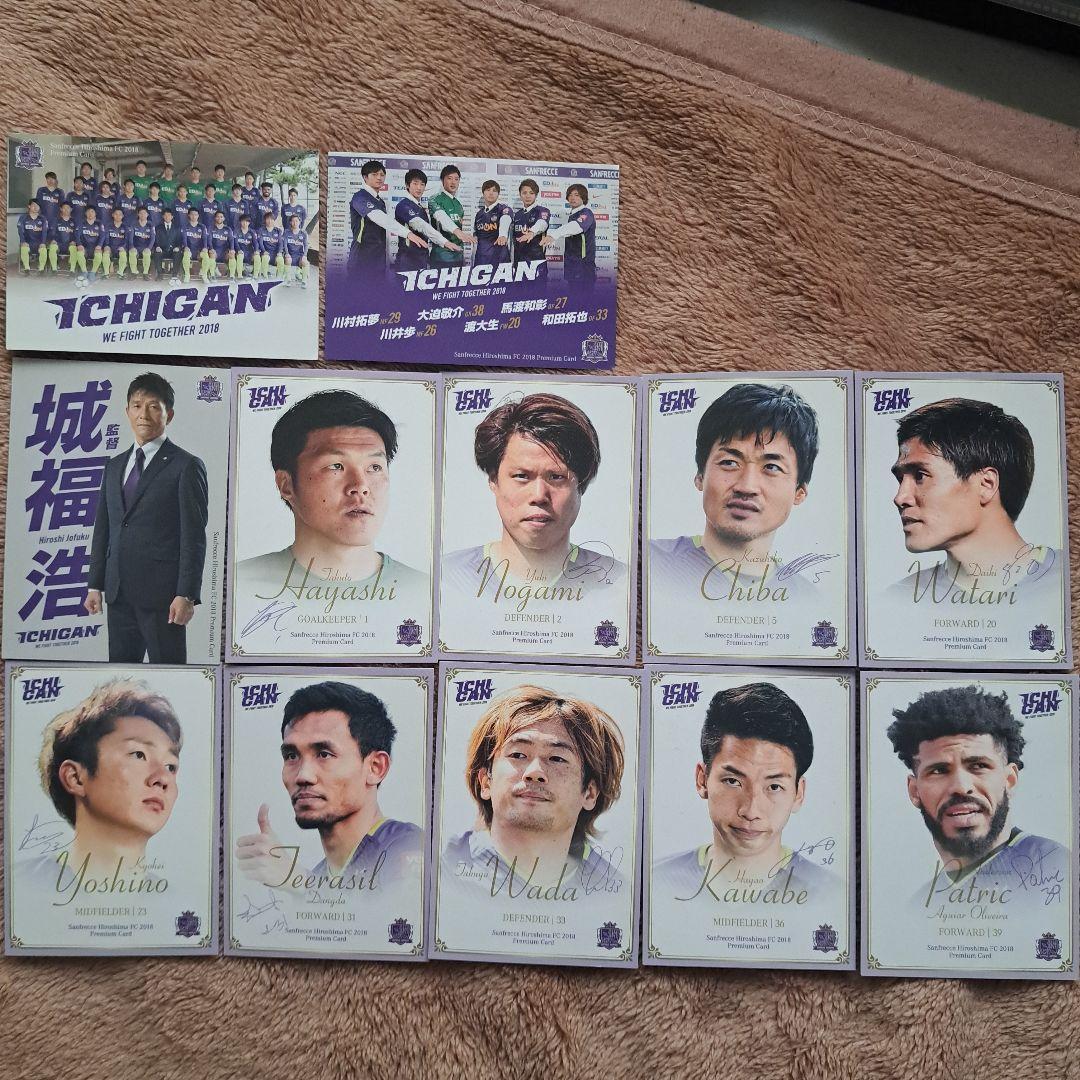 サンフレッチェ広島 クラブ会員限定カード+トレーディングカード カードケース付き