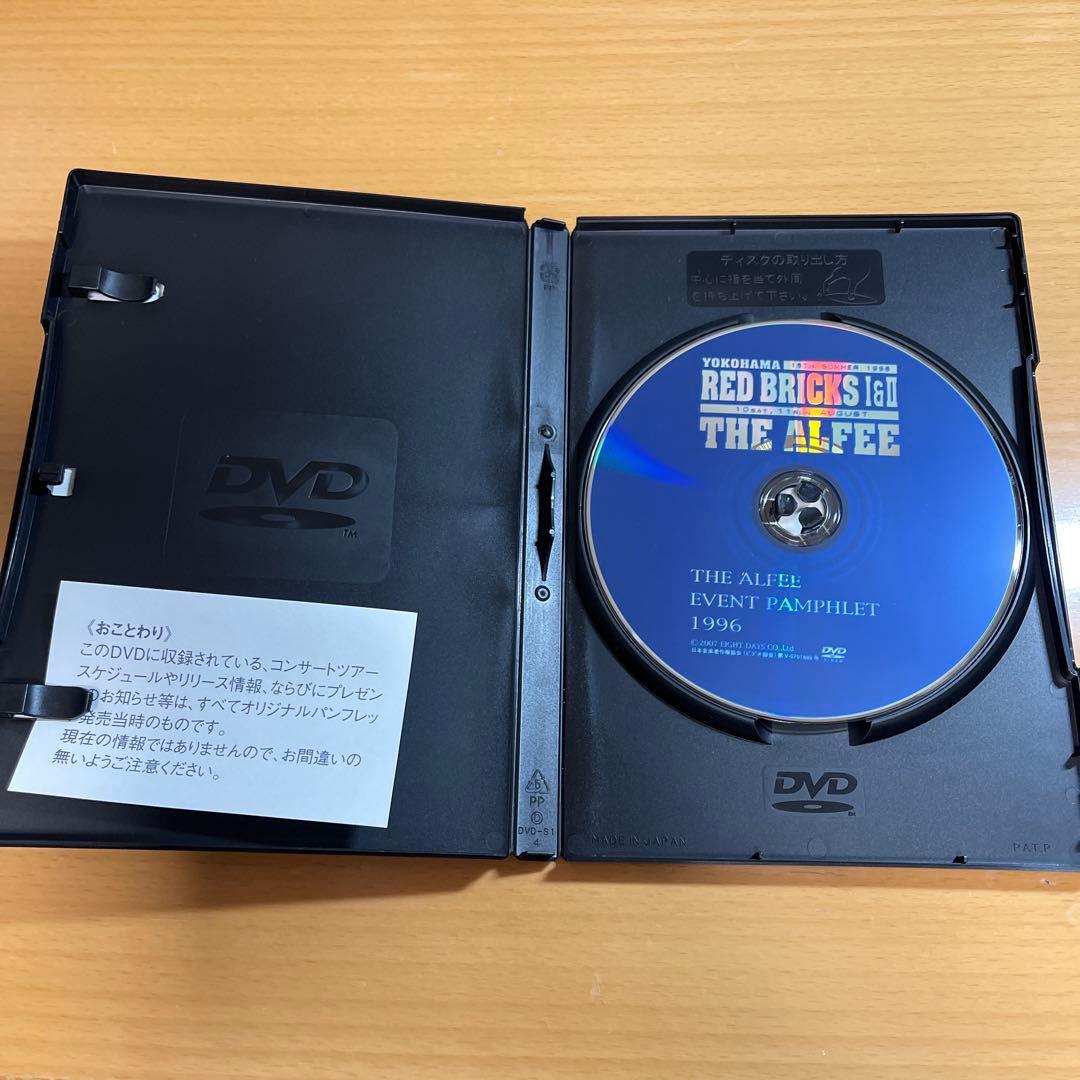 ミュージック DVD THE ALFEE EVENT PAMPHLET 1996