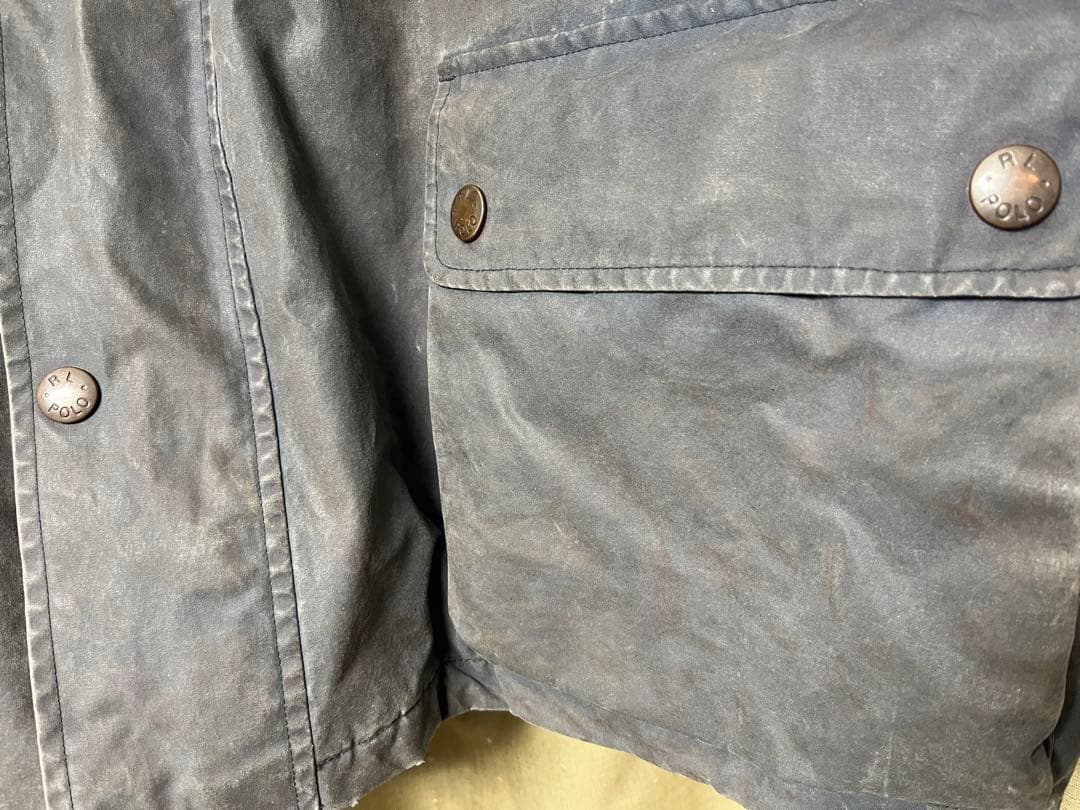 90s POLO RALPH LAUREN オイルドジャケット