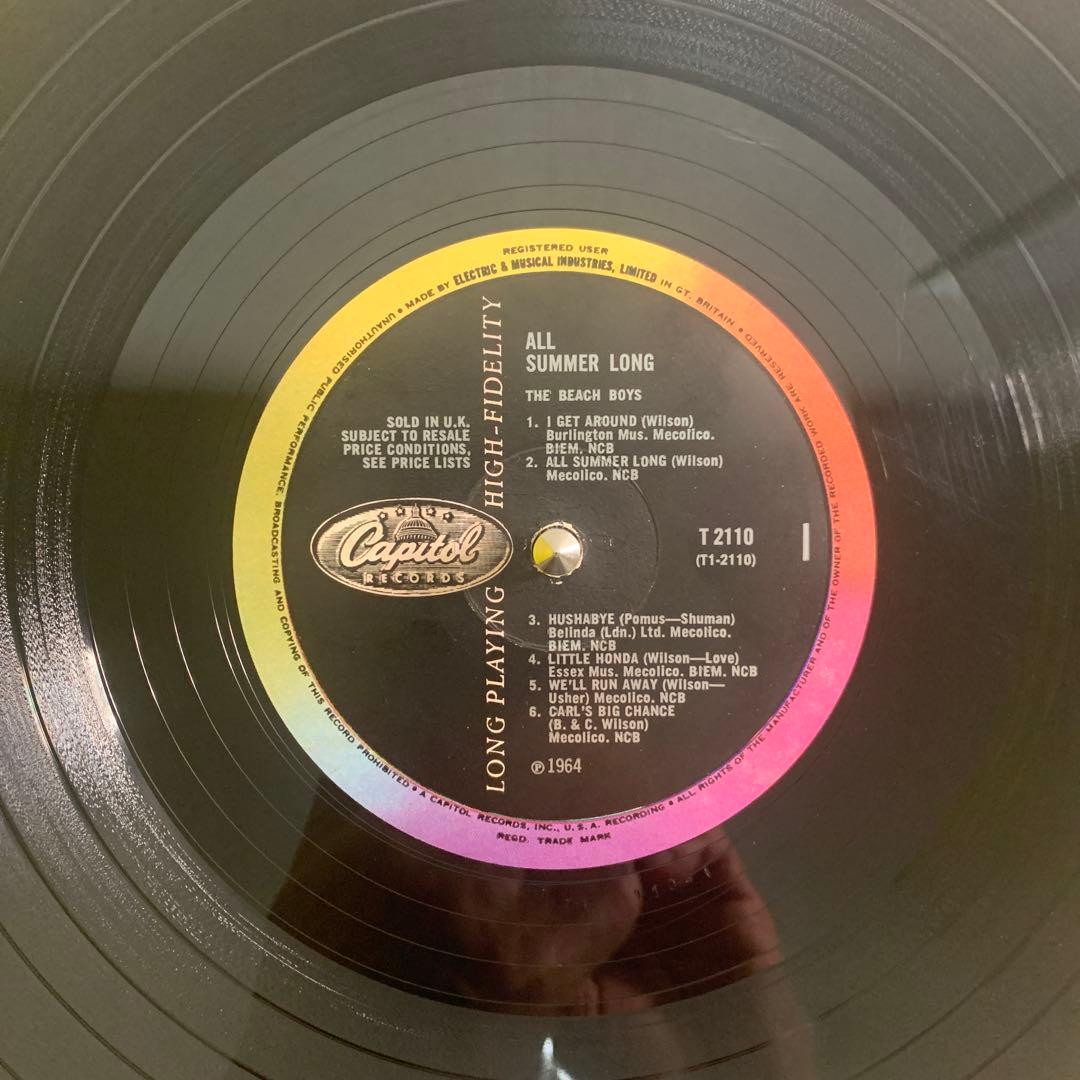 The Beach Boys / All Summer Long UK盤LP