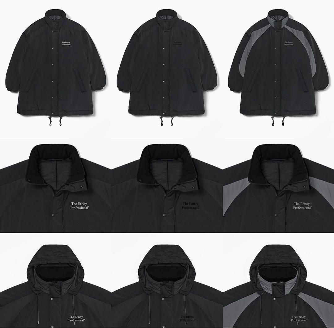 ENNOY PADDED NYLON BENCH COAT ベンチ　コート