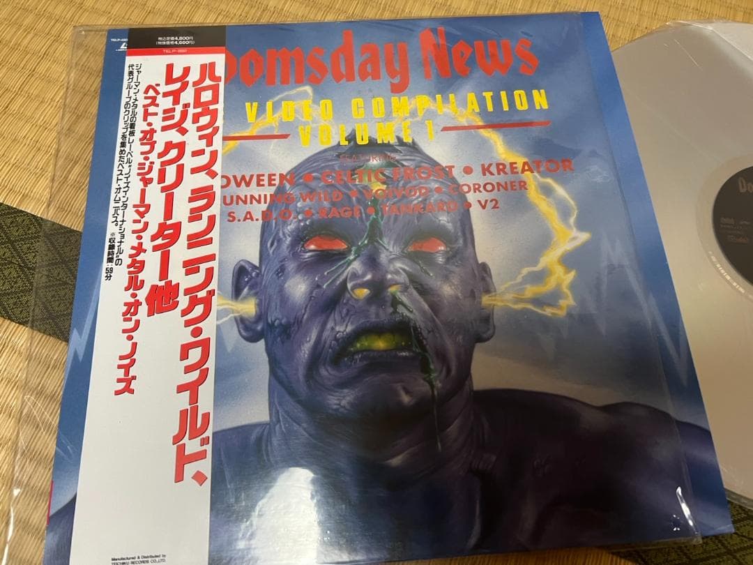 LD　レーザーディスク　Doomsday News 　帯付属　ハロウィン　レイジ
