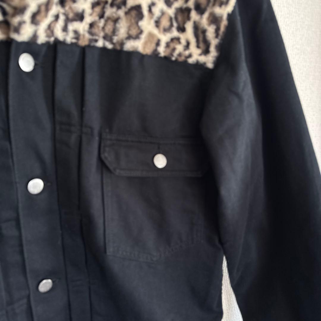 、様Human made レオパード　ジャケット　Lサイズ ブラック