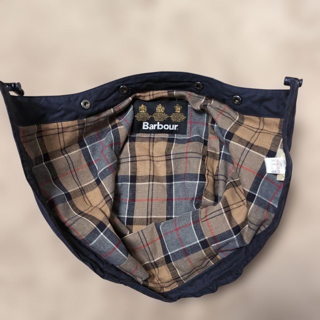Barbour Bedale 英国製 紺 36 フード付き