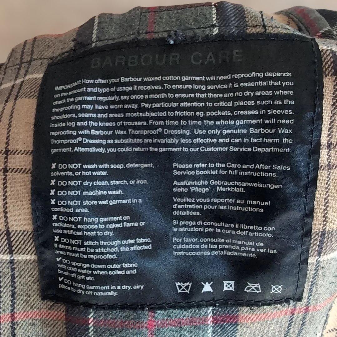 Barbour Bedale 英国製 紺 36 フード付き