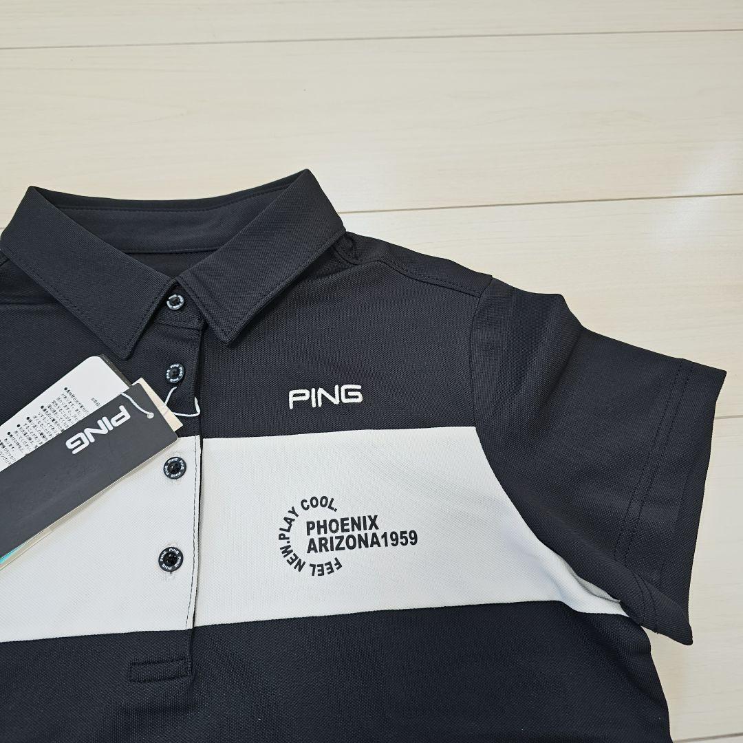 PING【L】ピン 新品 レディース 上下セットアップ 半袖ポロシャツ スカート