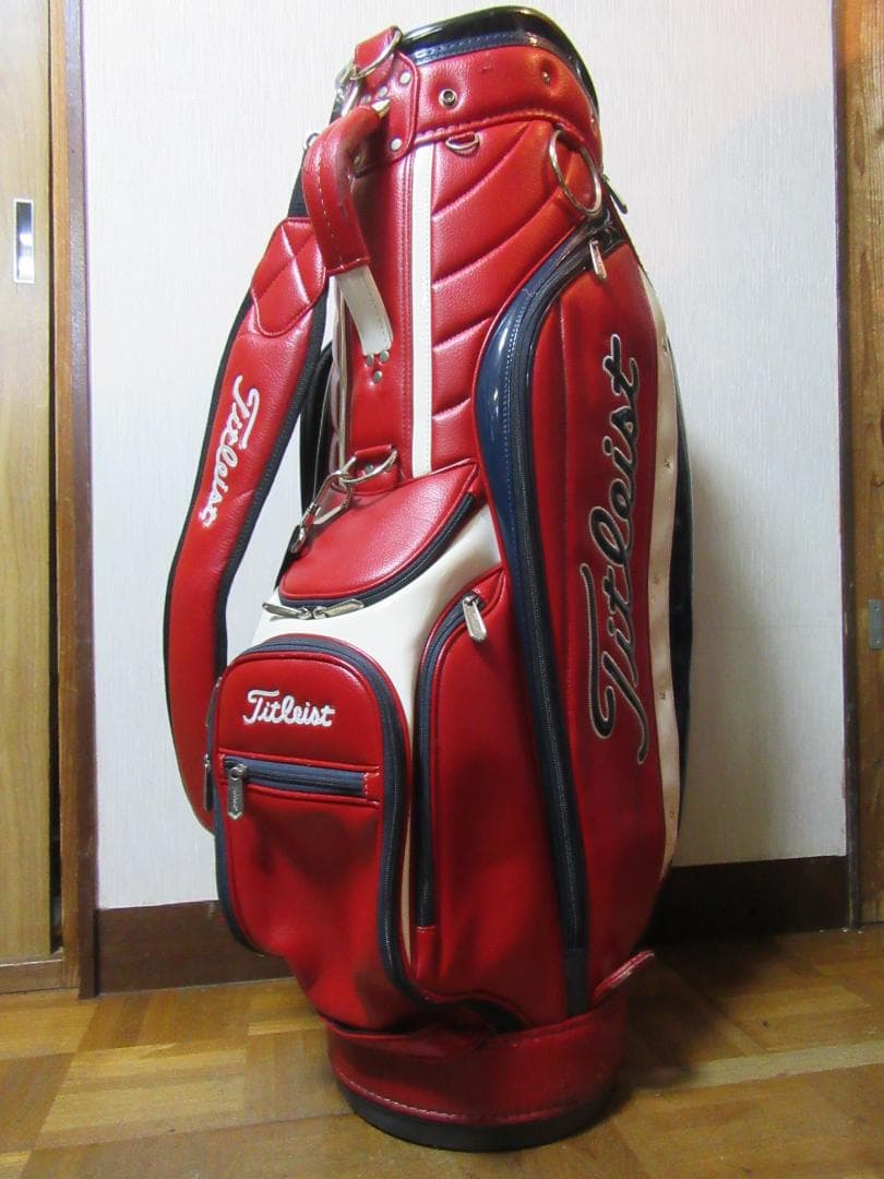 ★☆★Titleist★タイトリスト★ゴルフバック★フードなし★赤★☆★