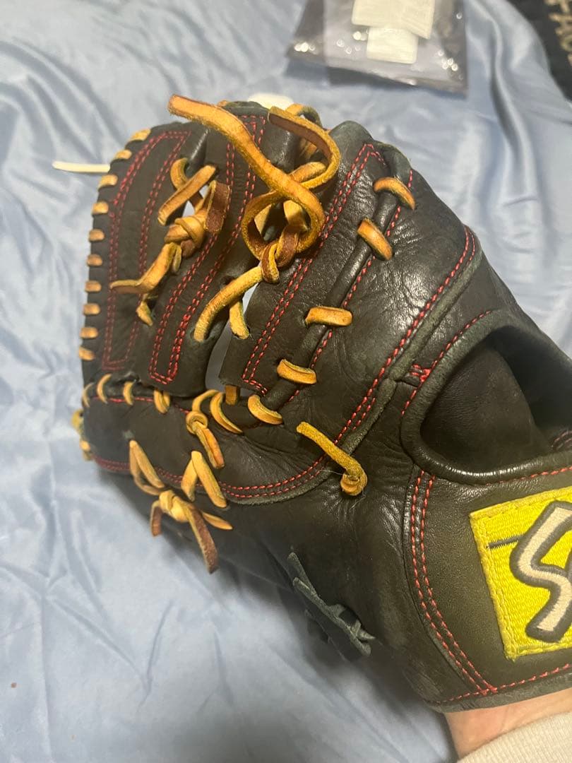 け*ん様 Slugger 黒 野球グローブ ファーストミット