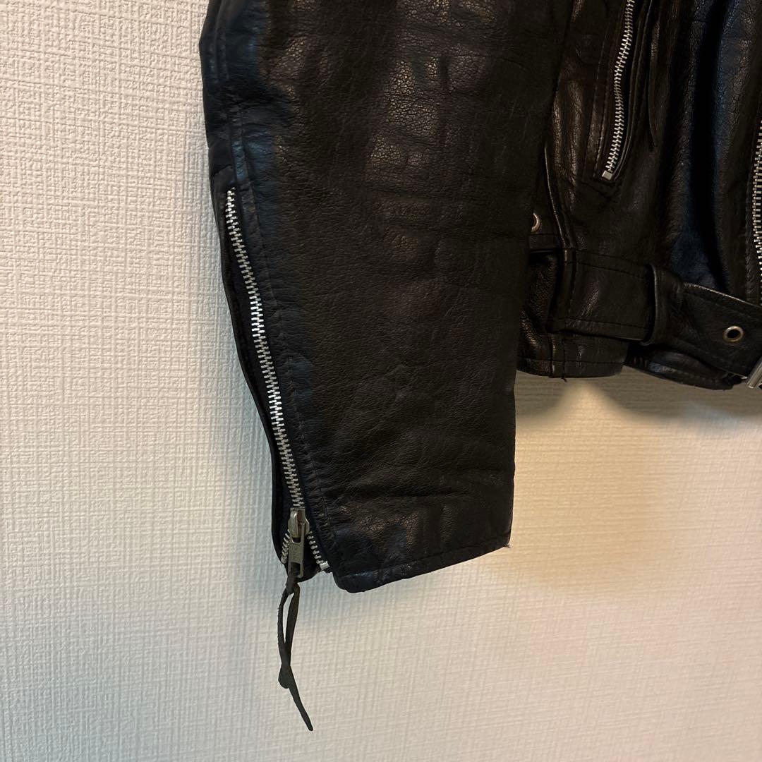 メンズ レザー ダブルライダースジャケット