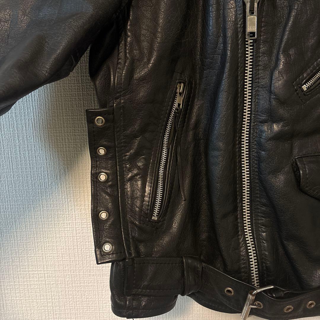 メンズ レザー ダブルライダースジャケット