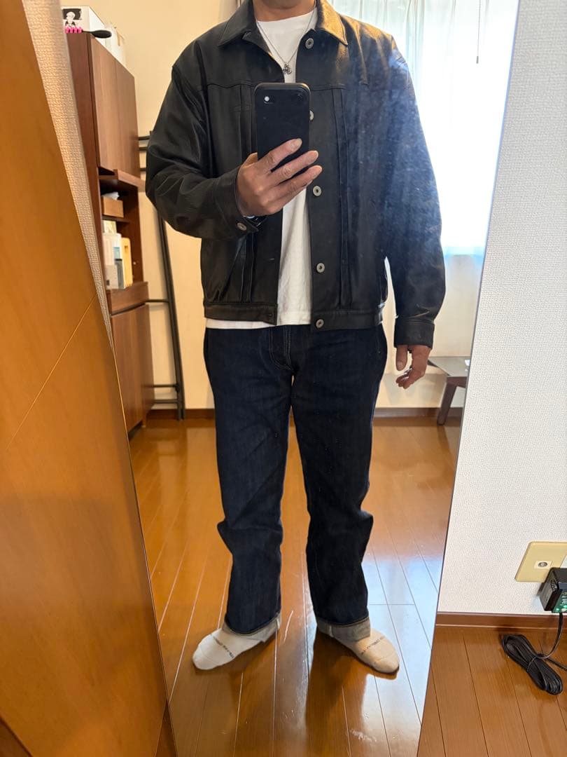 ジャーナルスタンダード 美品 24AW レザージャケット 羊革　黒