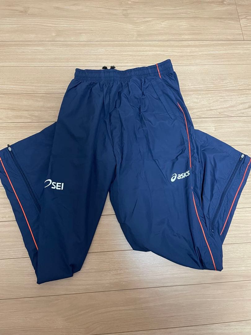 法政大学 公式 トレーニングウェア 上下セット asics XG 美品