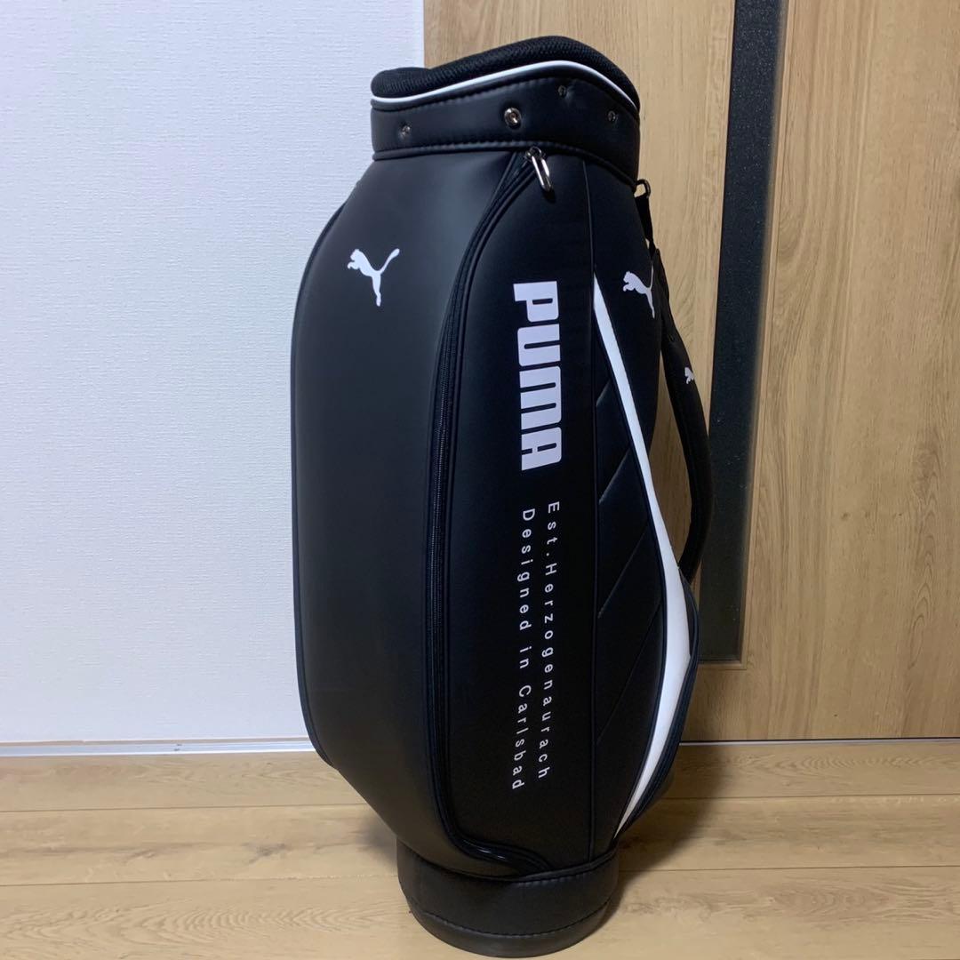 美品 プーマ PUMA ベーシック23CB キャディバッグ ブラック