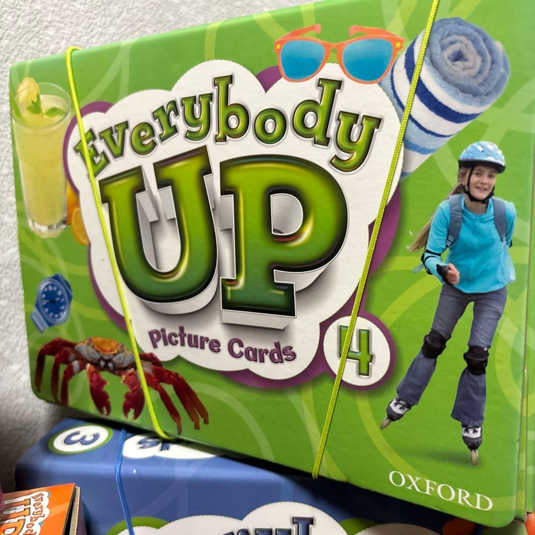 Everybody Up：Level 4 Picture Cards 4点セット