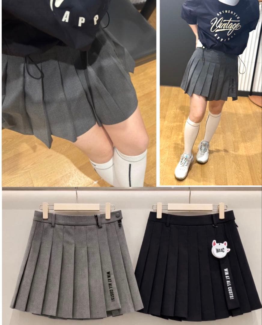 ☆WAAC GOLF☆ プリーツスカート